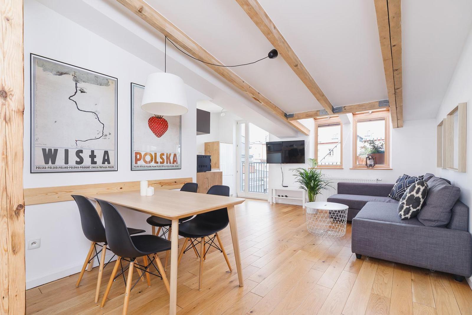 2 Bedroom Apartment With Terrace- Pilsudskiego 11 Krakow Luaran gambar